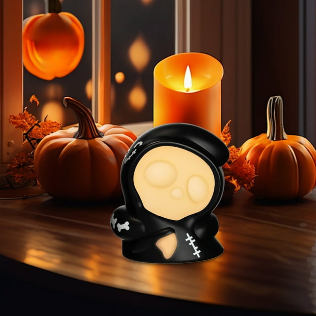 Hogar y cocina, Decoración del hogar, Decoración navideña, Luz de noche de Halloween, Regalo de decoración del hogar, Luz de noche fantasma divertida, Luz de noche de plástico