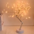 thumbnail image 2 of Tira de luz LED blanca cálida 108 luces para árbol JM, 2 of 5