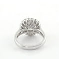 thumbnail image 6 of Oryn Jewelry 2 Ct Round Cut Moissanite Band - 14K White Gold Plated Ring - Elegant Halo Wedding Moissanite Jewelry for Women - Stunning Stackable Split Shank Moissanite Bands Clearance Deal, 6 of 6