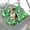 Green Shamrock Leaf, variant on FKELYI UTV Seat Covers Full Protection Anti-Dust Bench Seat Cover with Elastic Band Vintage Flower Hummingbird Print Backrest Cover Waterproof Decor UTV Accessories