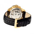 thumbnail image 2 of Heritor Automatic Franklin Semi-Skeleton Leather-Band Watch - Gold/Black, 2 of 3
