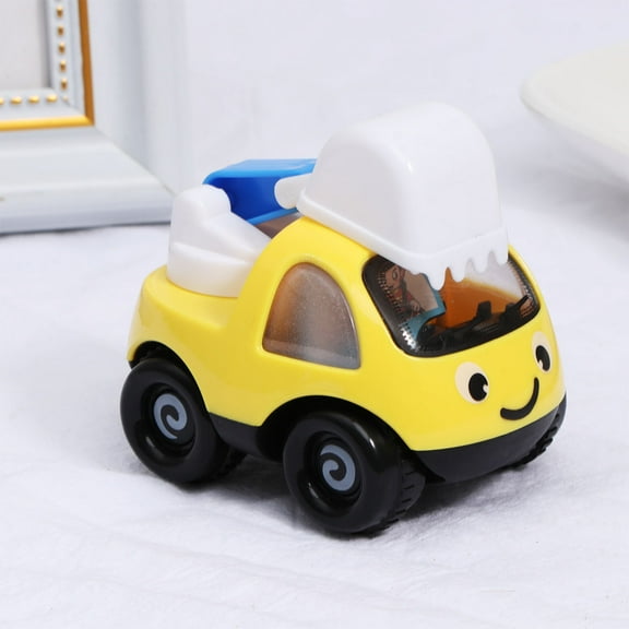 COSMOBETTY 1pc Engineering Car For Inertance Excavator Car Yellow Safe For Ages Design Playtime Materials
