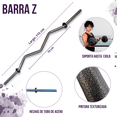 thumbnail image 2 of Barra Z Estándar Para Gym En Casa Con Seguros, 2 of 3