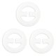 thumbnail image 1 of Sujetador uxcell De Hebilla Correa Antideslizante Fija Clips Blanco-3, 1 of 6