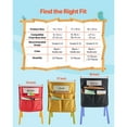 thumbnail image 6 of KFFKFF Classroom Chair Pockets, Set of 24, 14 x 15 Inches, Chairback Organizer with Name Tag, Back of Chair Storage for Kids in School, Kindergarten, Home, and Classroom, Black, 6 of 9