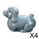 thumbnail image 1 of 4x Escultura De Animal De Cerámica Para Té, Linda Artesanía, Para Estantería, Cafetería, Salón De Té, Perro, 1 of 10