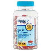 Equate Stool Softener Docusate Sodium Softgels, 100 mg, 280 Ct