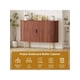 thumbnail image 3 of 47-pulgada mid-century moderno home sideboard buffet gabinete con sliding doors - ideal para para kitchen, sala de estar, y entrada almacenamiento, 3 of 9