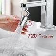 thumbnail image 3 of Splash-proof Faucet Metal O Ring Valve 720-degree Rotating Water Tap Adjustable Universal Faucet with Adapter, 3 of 9