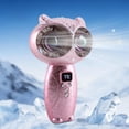 thumbnail image 2 of ICQOVD Portable Fan Mini Handheld Fan Owl Shape Usb Rechargeable Portable Cooling Fan for Travel Outdoor Use, 2 of 6