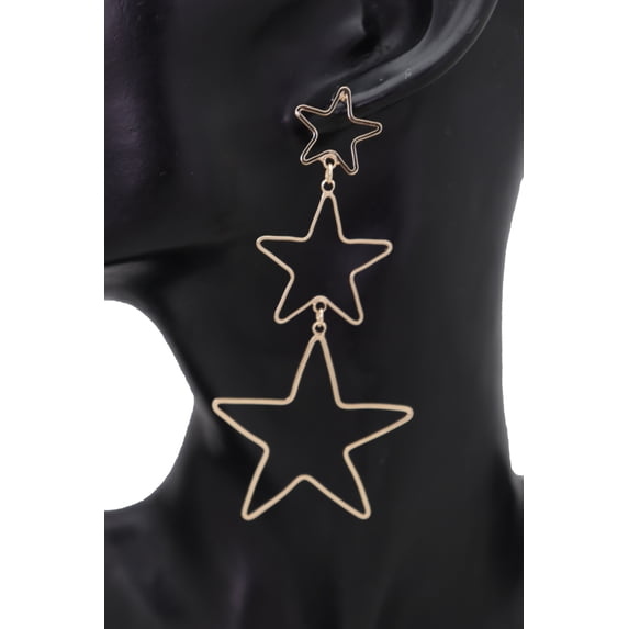 Women Drop Earrings Fashion Jewelry Stars Charm Texas Lone Star