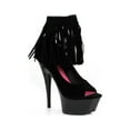 thumbnail image 2 of 609-APONI 6" Heel Velvet Fringe Ankle Cuff Platform Shoes, 2 of 5