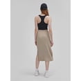 thumbnail image 2 of New Air Layer High-Elasticity Straight Hem Skirt Side Slit Yoga Skirt with Dropped Waist Design Stretchy Workout Skort for Pilates and Casual Wear with Breathable Fabric, 2 of 9
