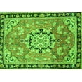 thumbnail image 1 of Ahgly Company Indoor Rectangle Persian Green Traditional Area Rugs, 2' x 5', 1 of 1