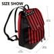 thumbnail image 2 of Disketp Nautical American Flag Mochila de Cuero para Mujer, Bolso de Espalda Antirrobo con Estilo para Viaje, Trabajo y Uso Diario, 2 of 4