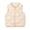 Beige, variant on GiLiling Baby Toddler Puffer Vest Boys Lightweight Sleeveless Jacket Girls Casual Fall Winter Waistcoat Outerwear for Kids (Beige, 12-18 Months)