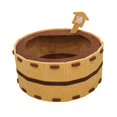 thumbnail image 4 of Cama para gatos, cueva, casa para gatos, baño en forma de barril, nido doméstico, cama semicerrada para gatos. 47 cm x 47 cm x 21 cm, 4 of 8