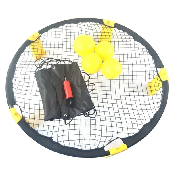 Voleibol De Playa De Pvc Para Niños, Juego De Pinchos Al Aire Libre, Minivoleibol Reemplazable Con Red De Bomba, Juegos De Playa Yuarrent OD013671-00