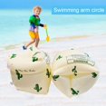 thumbnail image 1 of Anillo De Brazo De Natación 1 par brazo flotador anillo doble bolsa de aire inflable natación brazo manga (Cactus), 1 of 7