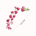thumbnail image 3 of Twfbrm Artificial Tulip Garland, Artificial Hanging Flowers Garland with Stems, Real Touch Wind Chime Orchid Wedding Decoration for Outdoor, Backdrop, Home, indoor Decor, 3 of 7