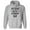 Gray, variant on Keeper of the Gender Hoodie Sweatshirt Unisex Large White