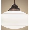 thumbnail image 2 of Meyda 168597 12 in. Revival Schoolhouse with Traditional Globe Pendant, White - Lodge Art Glass Revival, 2 of 3
