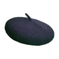 thumbnail image 3 of Gorro para perro y gato, boina de lana, cuerda elástica ajustable, disfraz para cumpleaños, decoración para perros Negro, 3 of 9