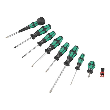 Wera 134029 Kraftform Ball-Grip Set 2, 9 Pieces, Limited Edition