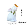 thumbnail image 3 of SLYNSHome Solar Bunny and Butterfly LED Lights,Outdoor Lawn Decor Garden Rabbit Statue for Patio, Balcony, Yard, Lawn Ornament ,Unique Housewarming Gifts, 3 of 8