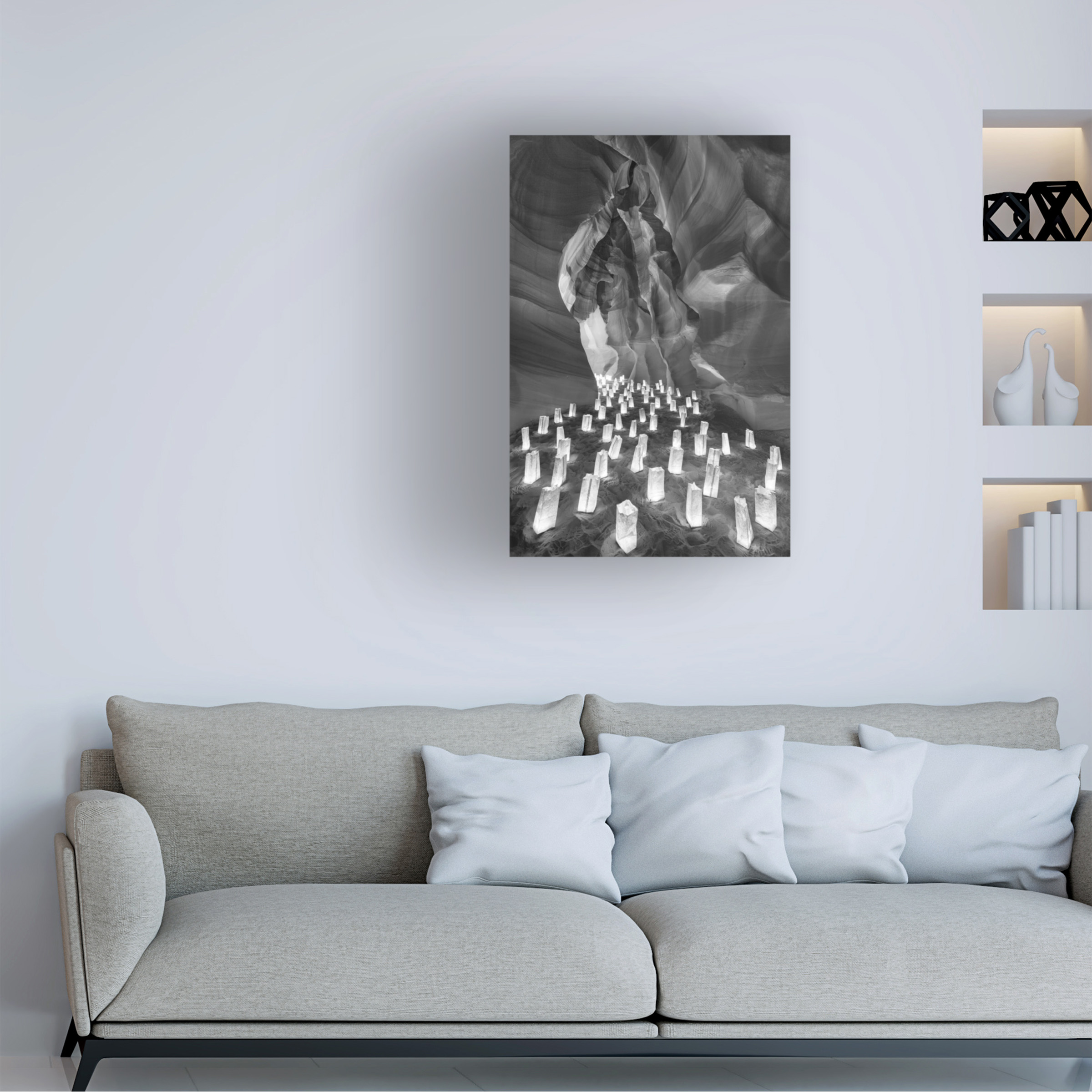 Trademark Fine Art "Candle Canyon II" Canvas Art by Moises Levy