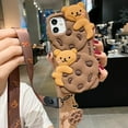 thumbnail image 2 of Phone Cases for iPhone 11 Case for Women Girls, Kawaii Teddy Bear Phone Case 3D Cute Cartoon Silicone Case Apply to iPhone 11, 2 of 7