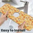 thumbnail image 6 of Pofeuu Cute Pizza In Various Print Splash Guard for Sink Faucet Sink Gadgets-Splash Guard Behind Faucet Drip Catcher for Kitchen, Bathroom,Sink Mat, 6 of 7