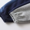 thumbnail image 4 of Duqingm Toddler Baby Boy Clothes Infant Long Sleeve Tops Pants Sweatsuit Outfits (Navy,12-18 Months), 4 of 7