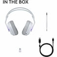 thumbnail image 3 of Logitech G522 LIGHTSPEED Wireless Gaming Headset, Full-Band Mic, Advanced Audio, White, 3 of 10