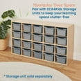 thumbnail image 3 of Scoop Front Storage Bin, Multipurpose Organization, Grey, 20-Piece, 3 of 4