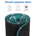 thumbnail image 3 of Long Mouse Pads for Desk,Teal Geometric Quatrefoil Pattern Desk Mats on Top Of Desks, Desk Mouse Pad Extra Large with 3mm Non-Slip Base and Stitched Edge for Gaming,Office,Work,Home 47.3"x23.6", 3 of 6