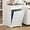 White, variant on Single 10 Gallon Tilt Out Trash Can Cabinet with Deodorizing Function, Wooden Hidden Garbage Can Holder with Storage Drawers for Kitchen and Dining Room, Laundry Hamper Cabinet for Bathroom, White