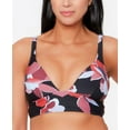 thumbnail image 2 of Longline Bikini Top Floral Multi S, 2 of 3