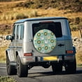 thumbnail image 4 of Balery Chicken Laying Eggs Tire Covers - Tough Tire Wheel Protector for Truck, SUV, Trailer, Camper, RV -15 inch, 4 of 8