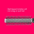thumbnail image 5 of Conair Grip & Style Small Metal Round Hairbrush, Nylon Bristles and Rubber Handle, 5 of 10
