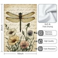 thumbnail image 3 of 2 Pcs Funny Kitchen Towels,Vintage Dragonfly and Flower Microfiber Dish Towels,Kitchen Tea Towels,Kitchen Towel Set (18" X 26"), 3 of 3