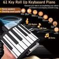 thumbnail image 3 of KAIYANG Roll Up Piano Keyboard 61 Keys Hand Rolled Portable Piano, 3 of 5