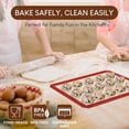 thumbnail image 2 of Silicone 3 Pack – Non-Stick Reusable Silicone Baking Sheets for Oven – Cookie & Macaron Mats – 2 Half Sheet + 1 Quarter Sheet – BPA-Free, Dishwasher Safe, 2 of 4