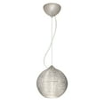 thumbnail image 2 of 1KX-4616GL-LED-SN-Besa Lighting-Kristall 8 - 1 Light Cord Pendant with Dome Canopy In Contemporary Style-9 Inches Tall and 10 Inches Wide-Satin Nickel, 2 of 3