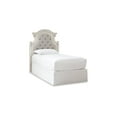 thumbnail image 3 of Signature Design by Ashley Realyn Twin Upholstered Panel Headboard, Traditional Cottage Style with Button Tufting, Chipped White, 3 of 5