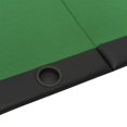 thumbnail image 4 of Mesa de póker VidaXL plegable para 10 jugadores, verde, con portavasos, 4 of 6