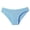 Light Blue, variant on HEVIRGO Women Briefs Low-rise Ribbed Traceless Underwear High Elasticity Lift Buttocks Shape Seamless Panties