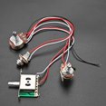 thumbnail image 4 of Conjunto de ArnéS de Cableado de Guitarra Precableado 500K 1T1V Interruptor de Empuje y TraccióN de 3 VíAs ArnéS de Cableado ArnéS de Cableado de Control de Tono de Volumen, 4 of 5