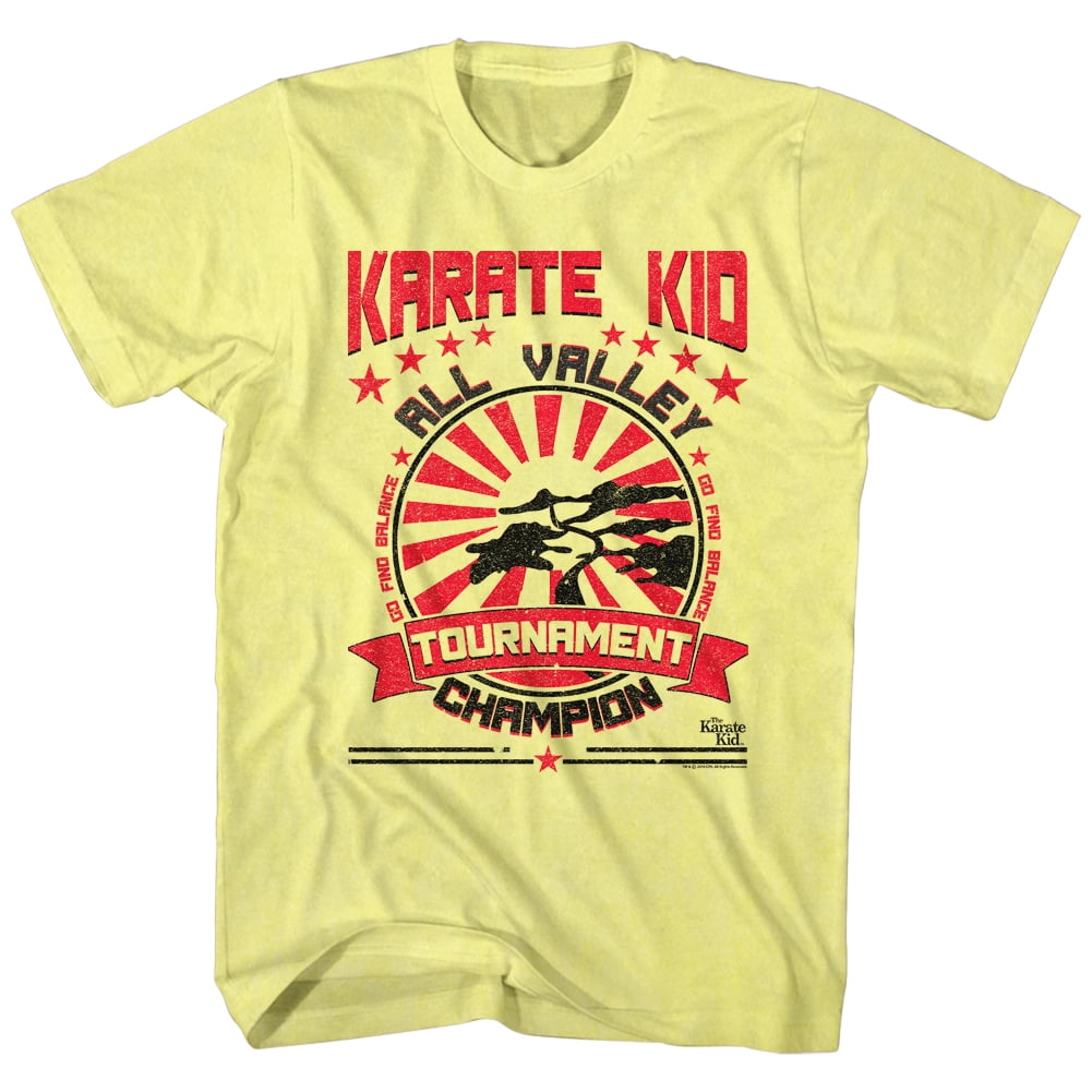 American Classics Karate Kid Balanced Champion Yellow Heather TShirt