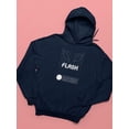 thumbnail image 3 of Abstract Flash Of Lightning Hoodie Women -Image by Shutterstock, Female 4X-Large, 3 of 4